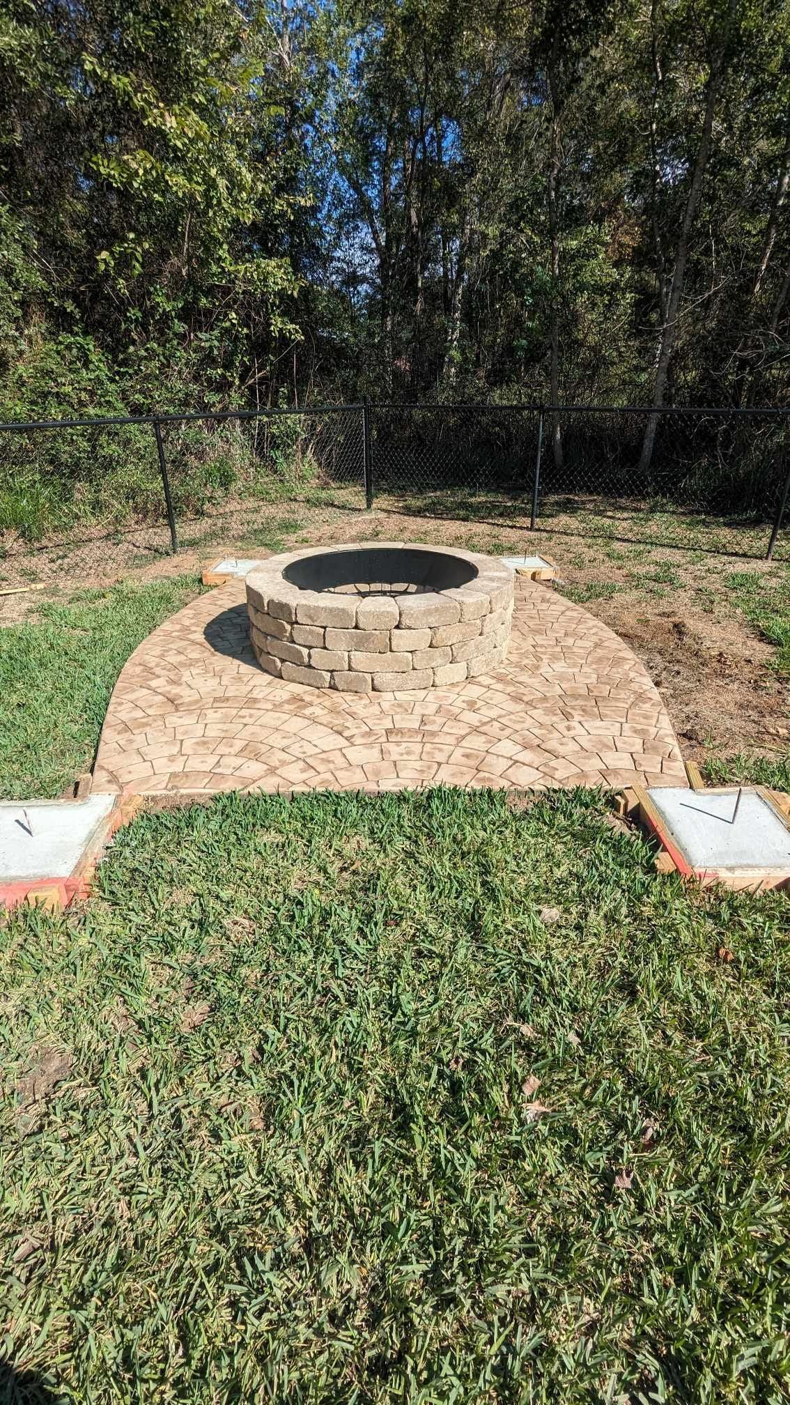 Newly Built Firepit
