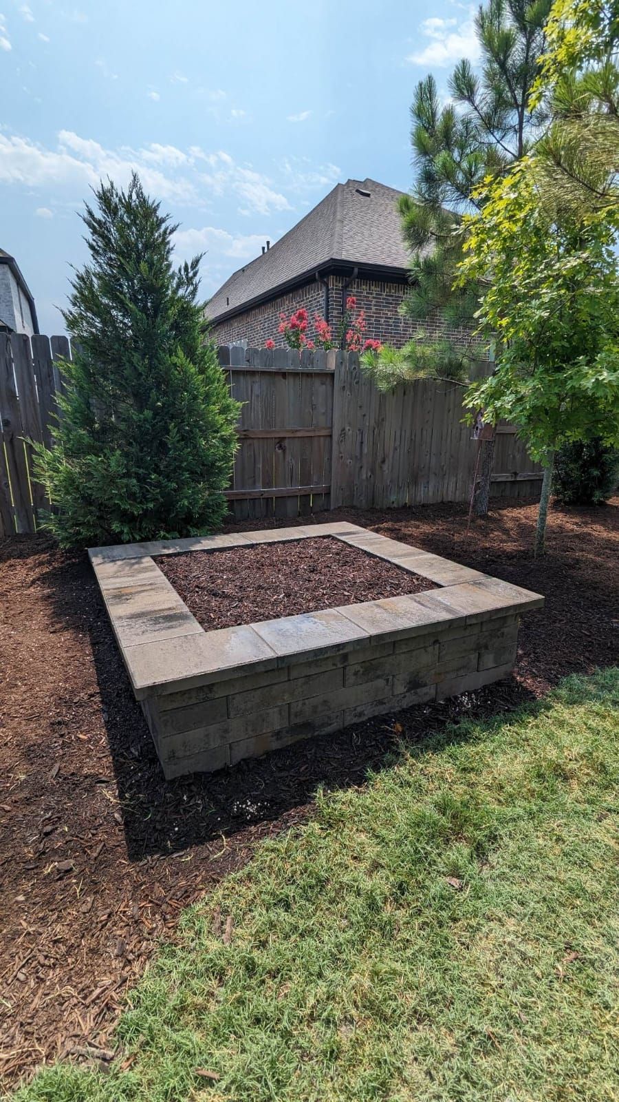 Stone Retaining Wall