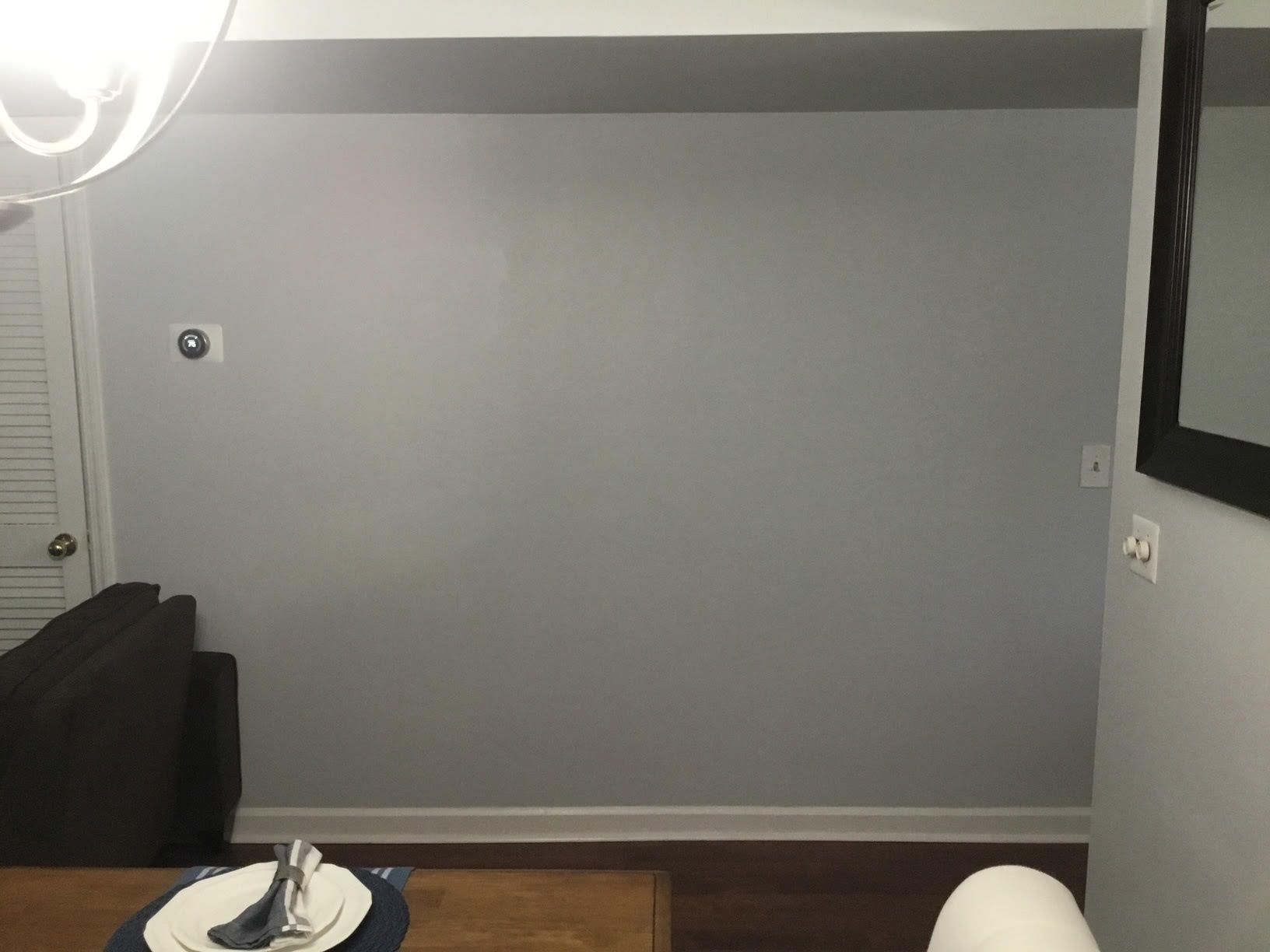 Wall Mural for His AirBnB Before - Canvas Mural Art