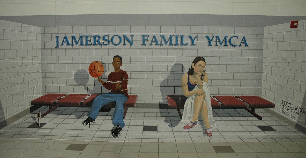 Lynchburg Tennessee YMCA Showcases Multiple Custom Wall Murals