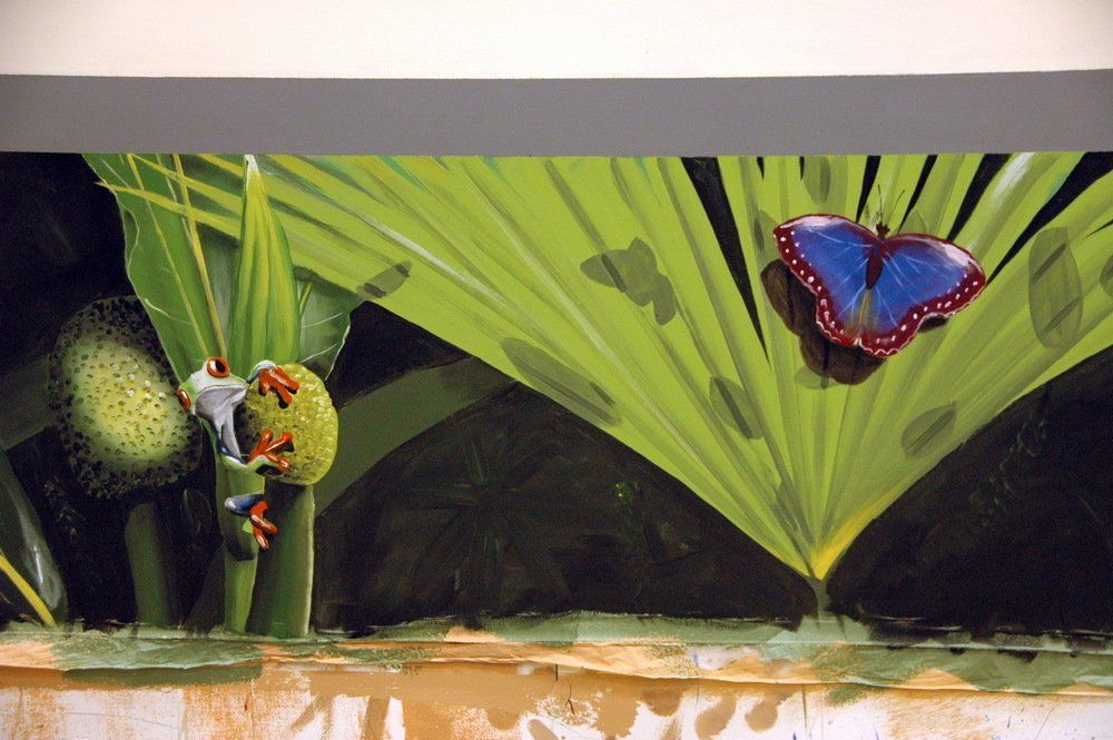 Vanderbilt Children's Hospital Interior Canvas Mural By Franklin Artist