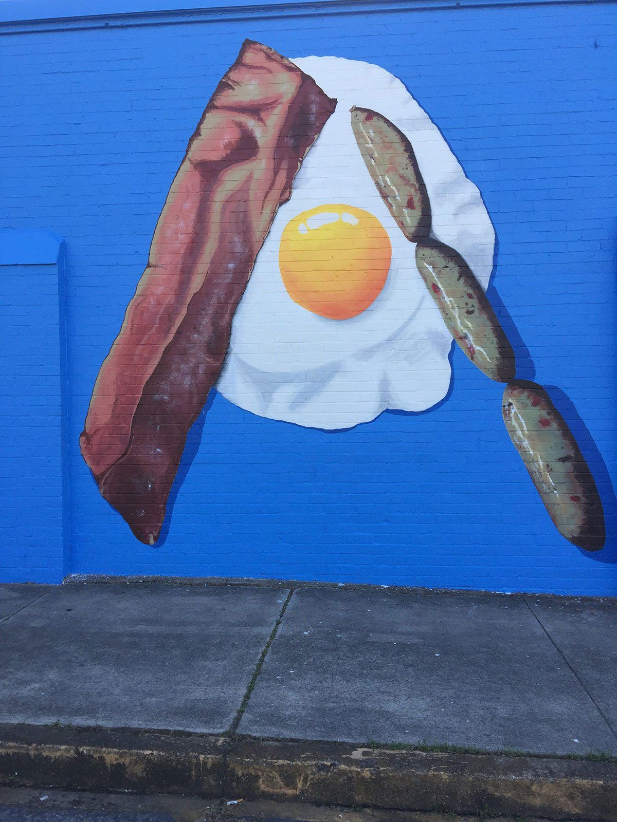 Long Exterior 'NASHVILLE' Food Mural On Display at Cash & Carry