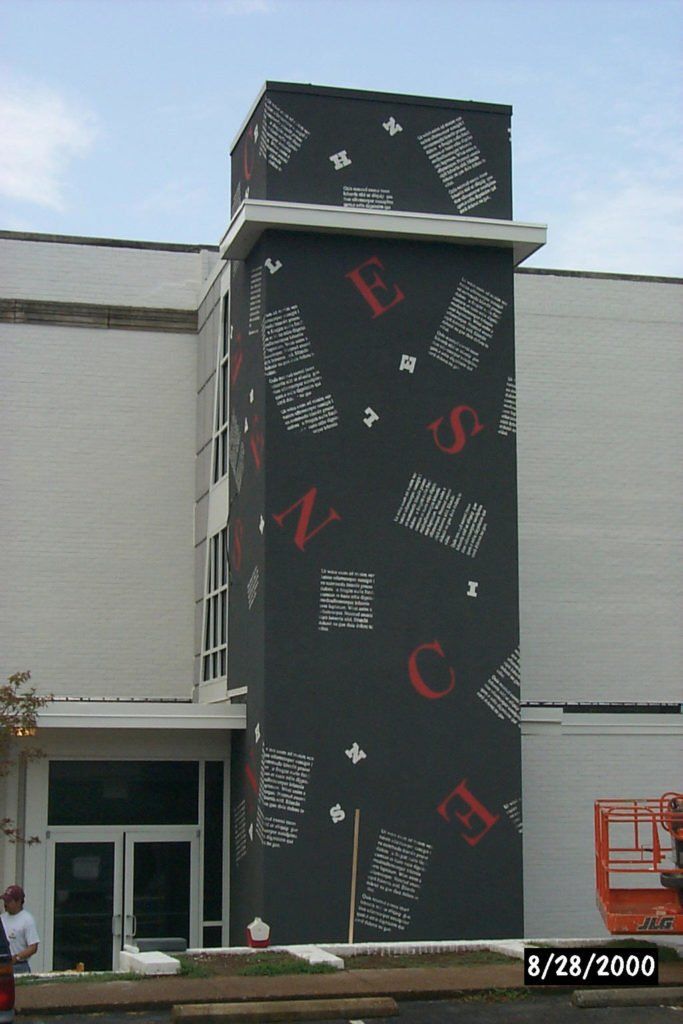 nashville scene building exterior mural art