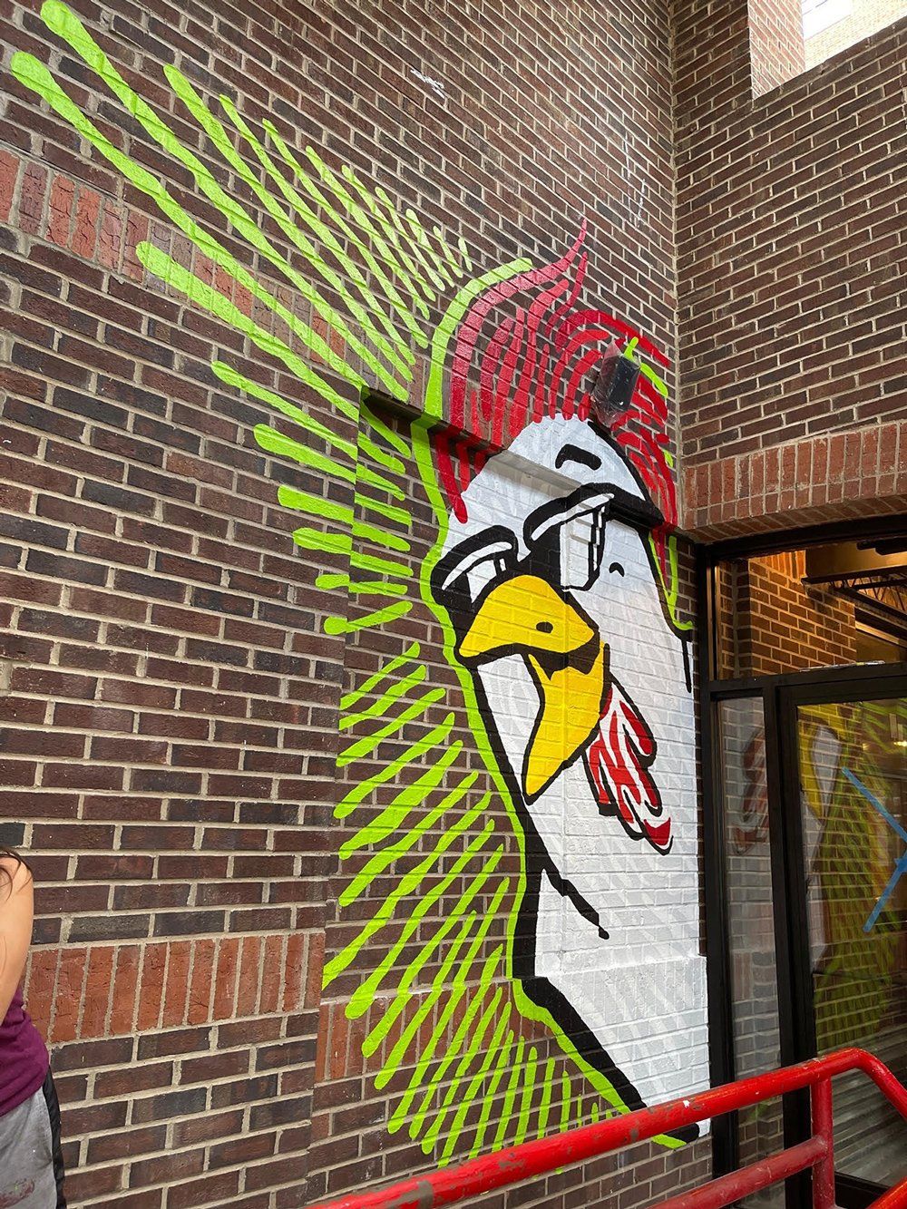 nashville tn interior mural signage for the chicken guy 2
