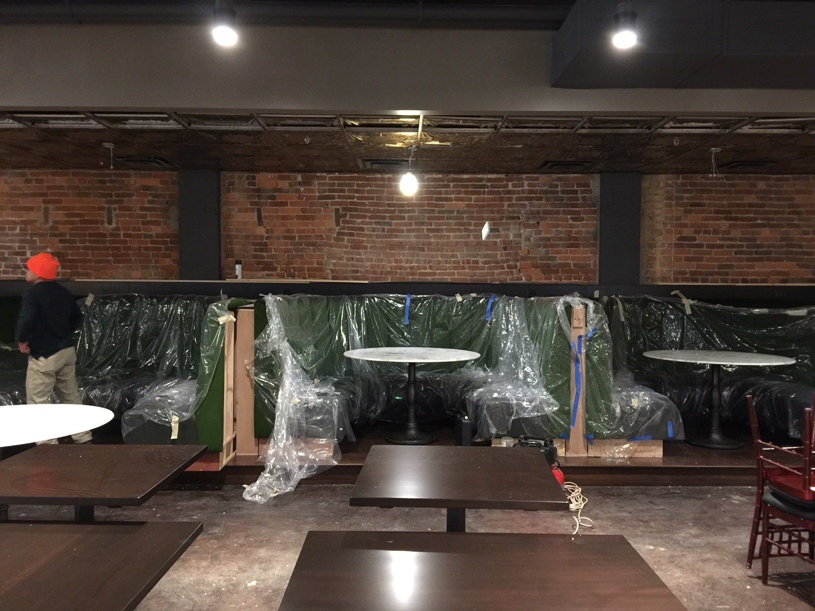 Artist Paints Interior Mural of Andrew Jackson at Nashville Underground