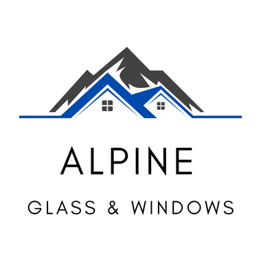 Alpine Glass & Windows logo.