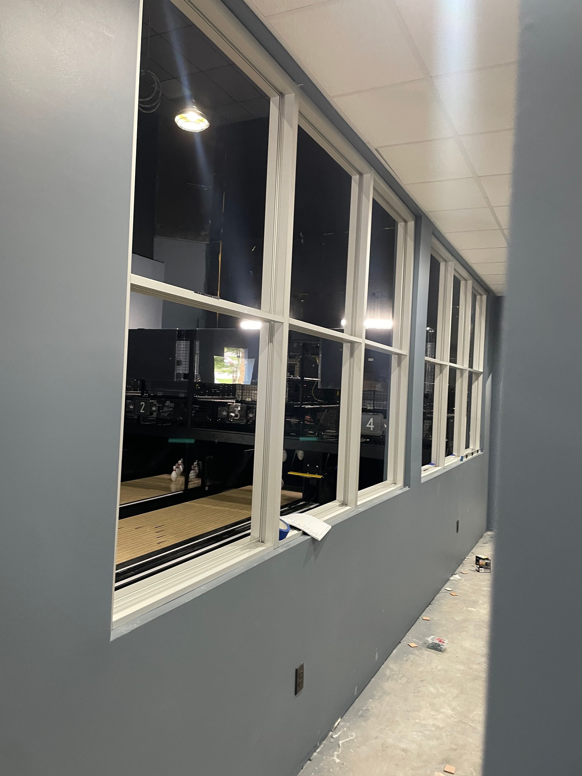 Large new windows.