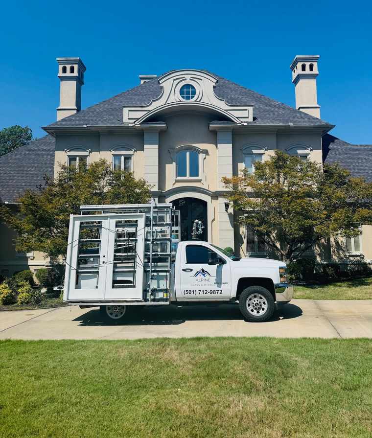 Newly installed interior windows