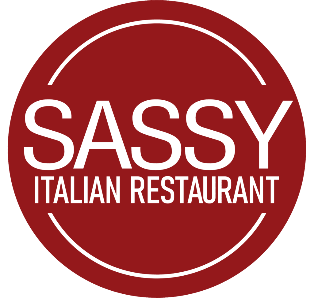 Red circle logo with