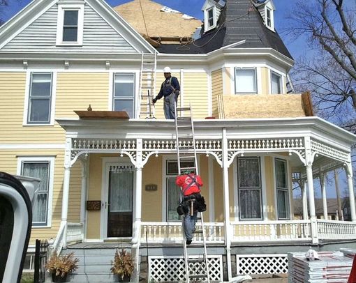 Superior Exterior Roofers Roofing a Historical Wisconsin Home