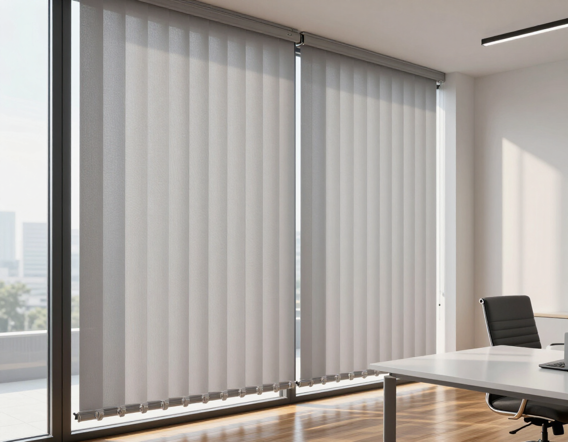 Persianas verticales para ventanal amplio