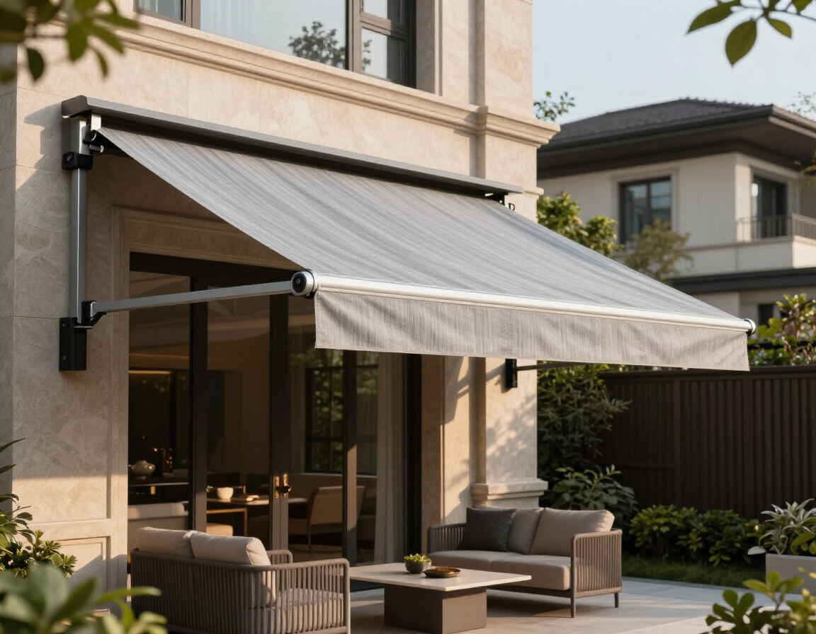 Toldo exterior instalado en terraza