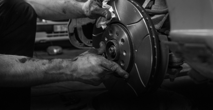 Technician performing Brake Repair | DeMartile Auto Care & Tires
