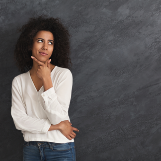 Young woman rolling her eyes at Gratitude Practice