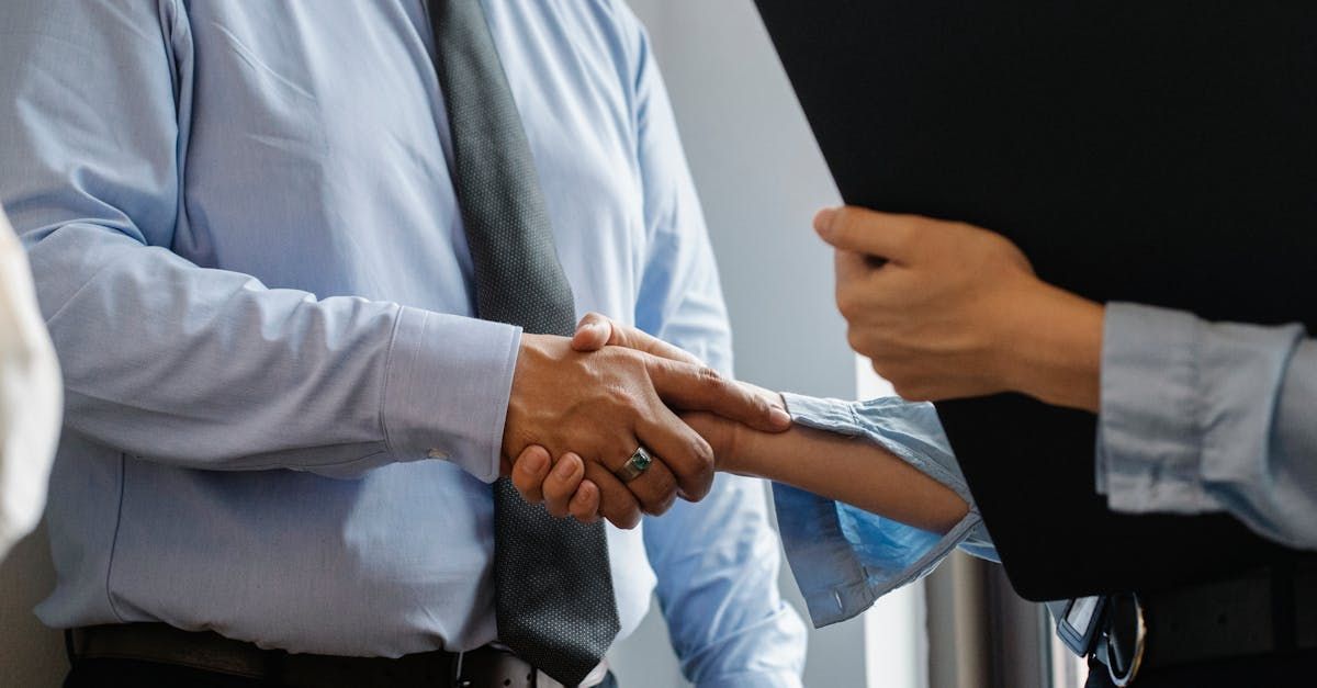 close up of contract