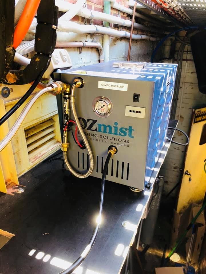 Mist On the Patio — Des Mullins Electrical & Solar In Wagga Wagga, NSW