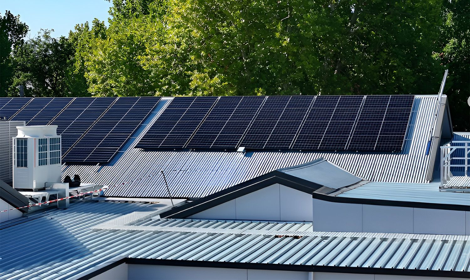 Solar Panels On A Roof