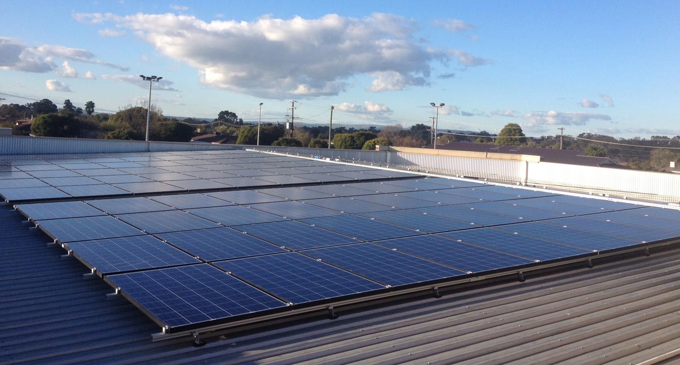 Solar Panels Properly Installed On The Roof