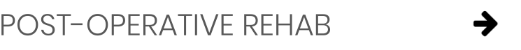 A blurry image of the word post-operative rehab