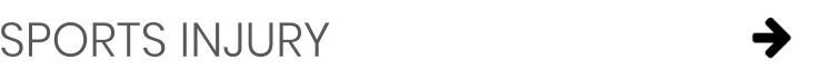 A white background with the words sports injury and an arrow pointing to the right