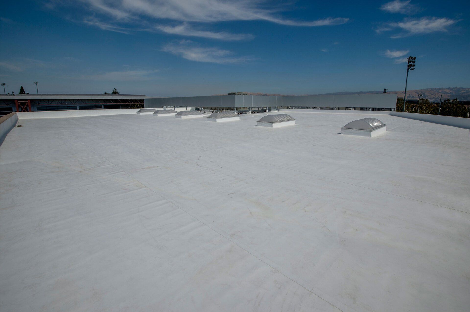 Flat Roof Covered with Bitumen Membrane — Hillburn, NY — Tri-State Commercial Roofing Corp