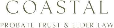 The logo for coastal probate trust and elder law