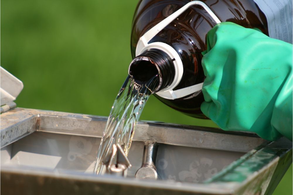 Contact us to purchase industrial chemicals, and for advice on transferring chemicals safely.