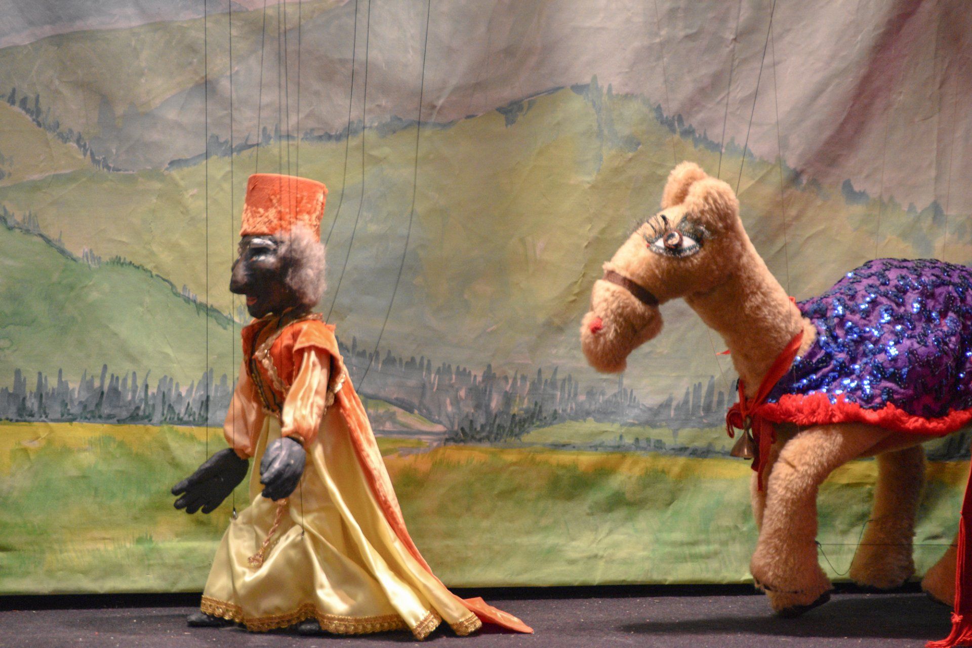 The Wiseman leads his camel