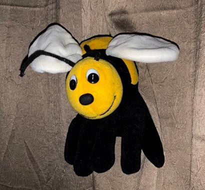 commercially made bee glove puppet