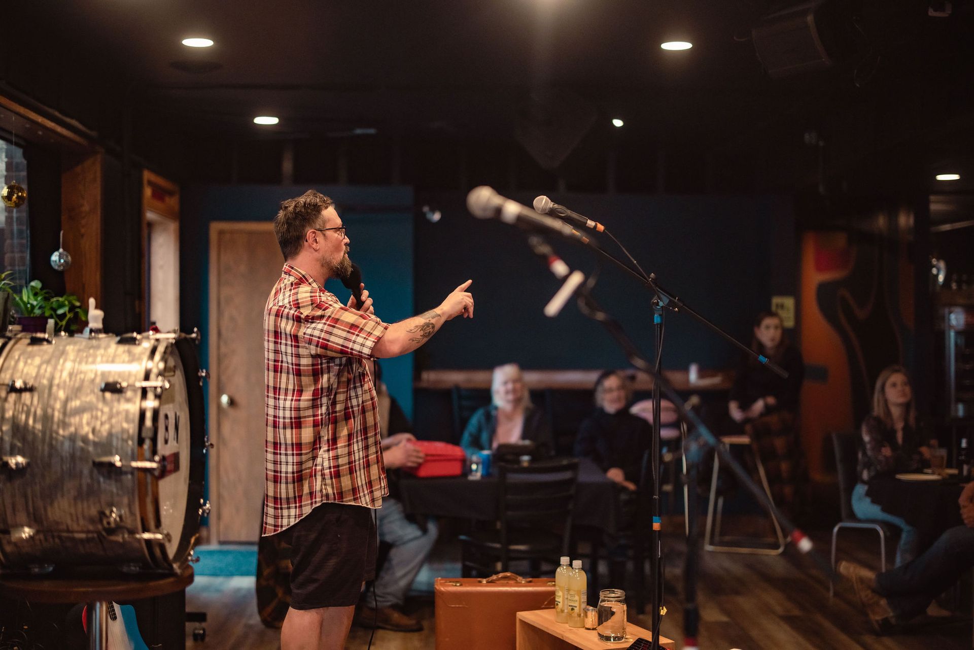 The Happy Trucker at The Happy Productions Listening Room in Cambridge Minnesota
