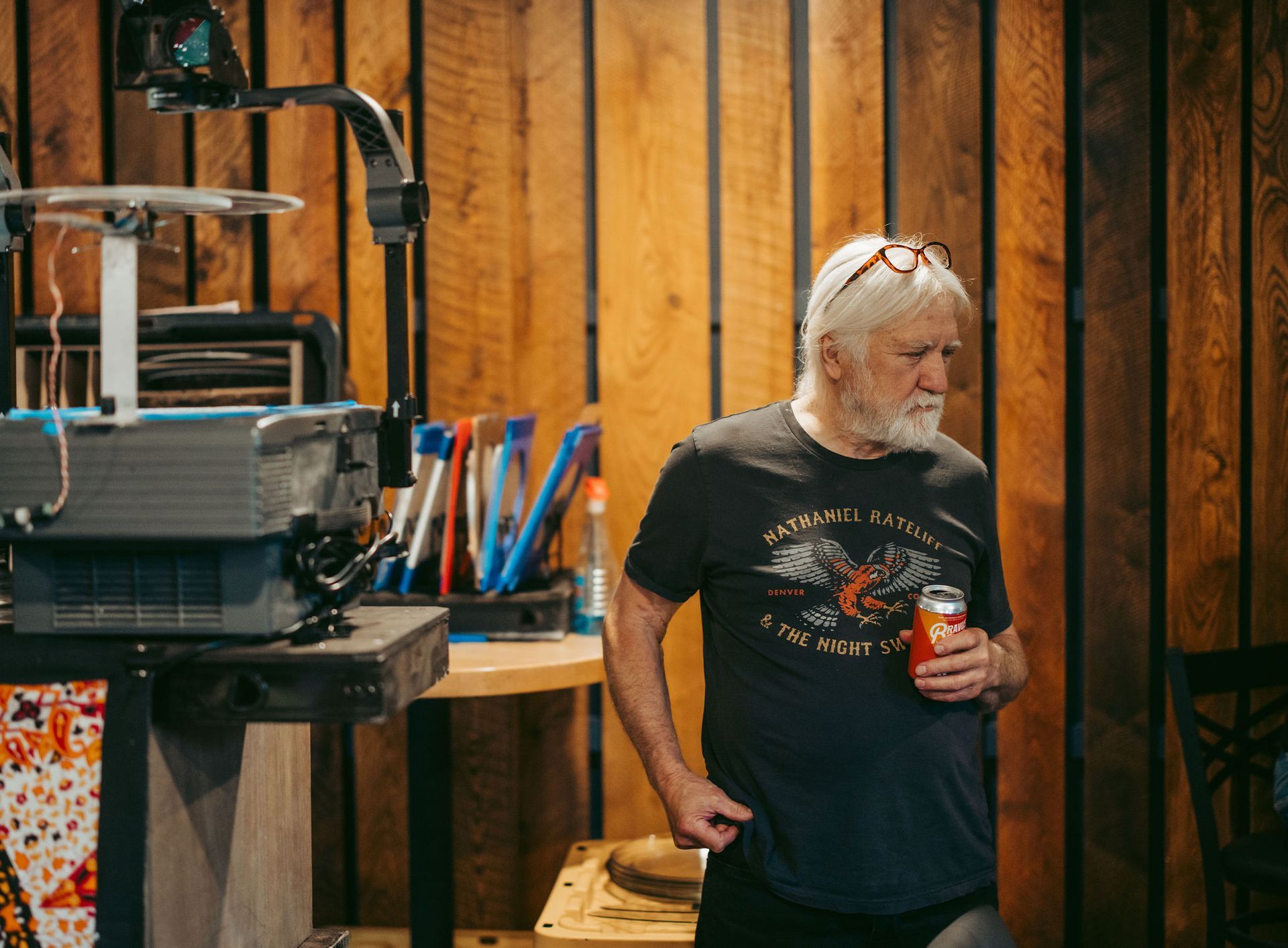 Visual Vinyl Liquid Light Show at The Happy Productions Listening Room in Cambridge Minnesota