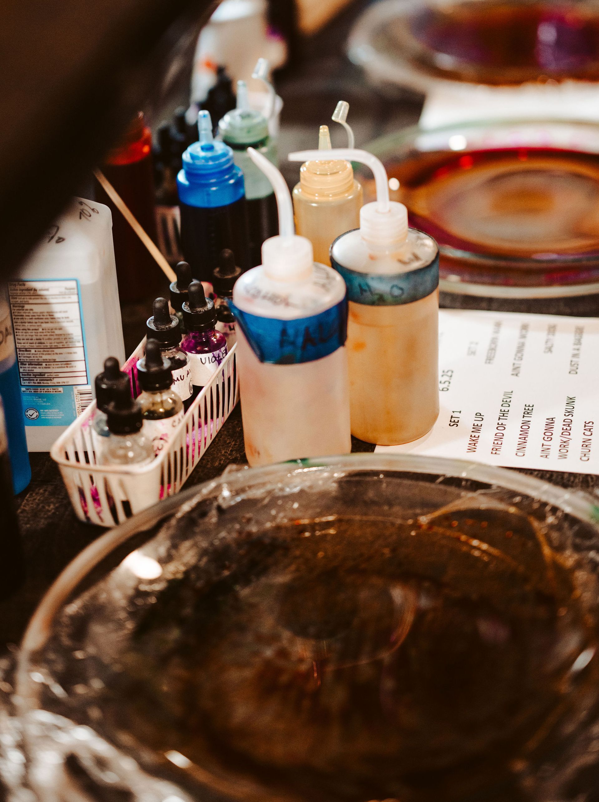 Visual Vinyl Liquid Light Show at The Happy Productions Listening Room in Cambridge Minnesota