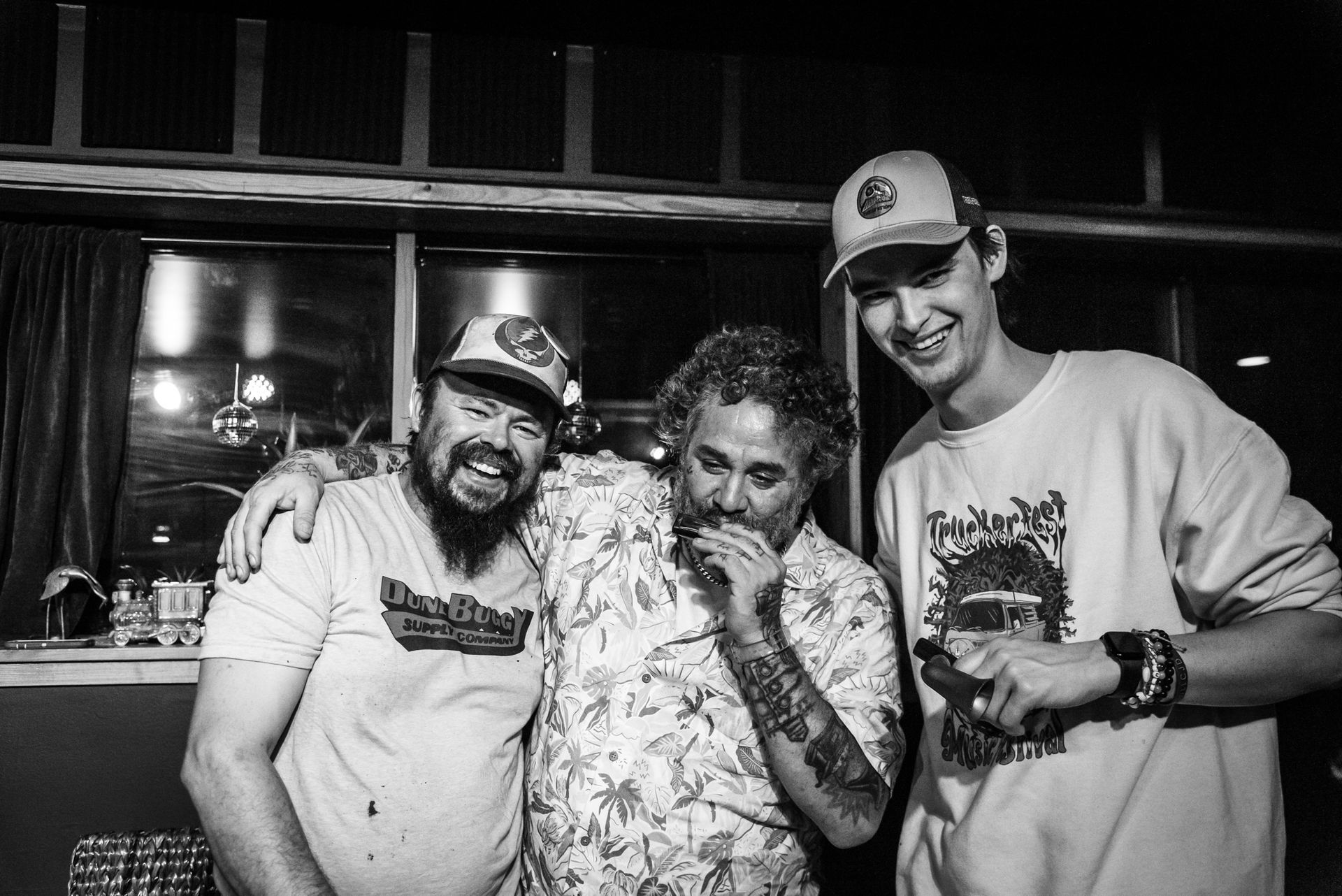 Javier Trejo, Suffrin' Sam, and Julian Edoff The Happy Productions Listening Room in Cambridge Minnesota