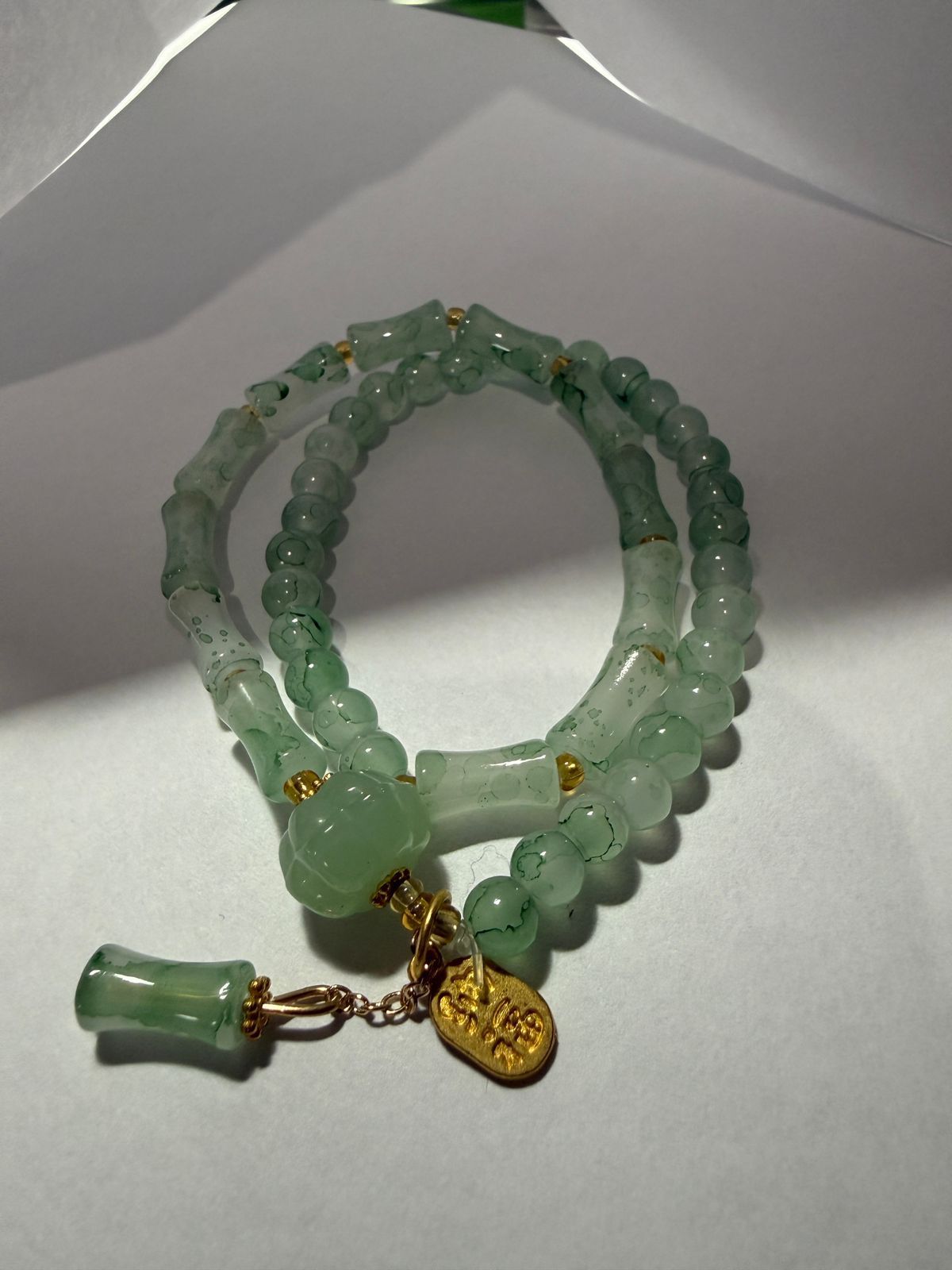 Pulsera Dualidad Natural (Jade & Madera)