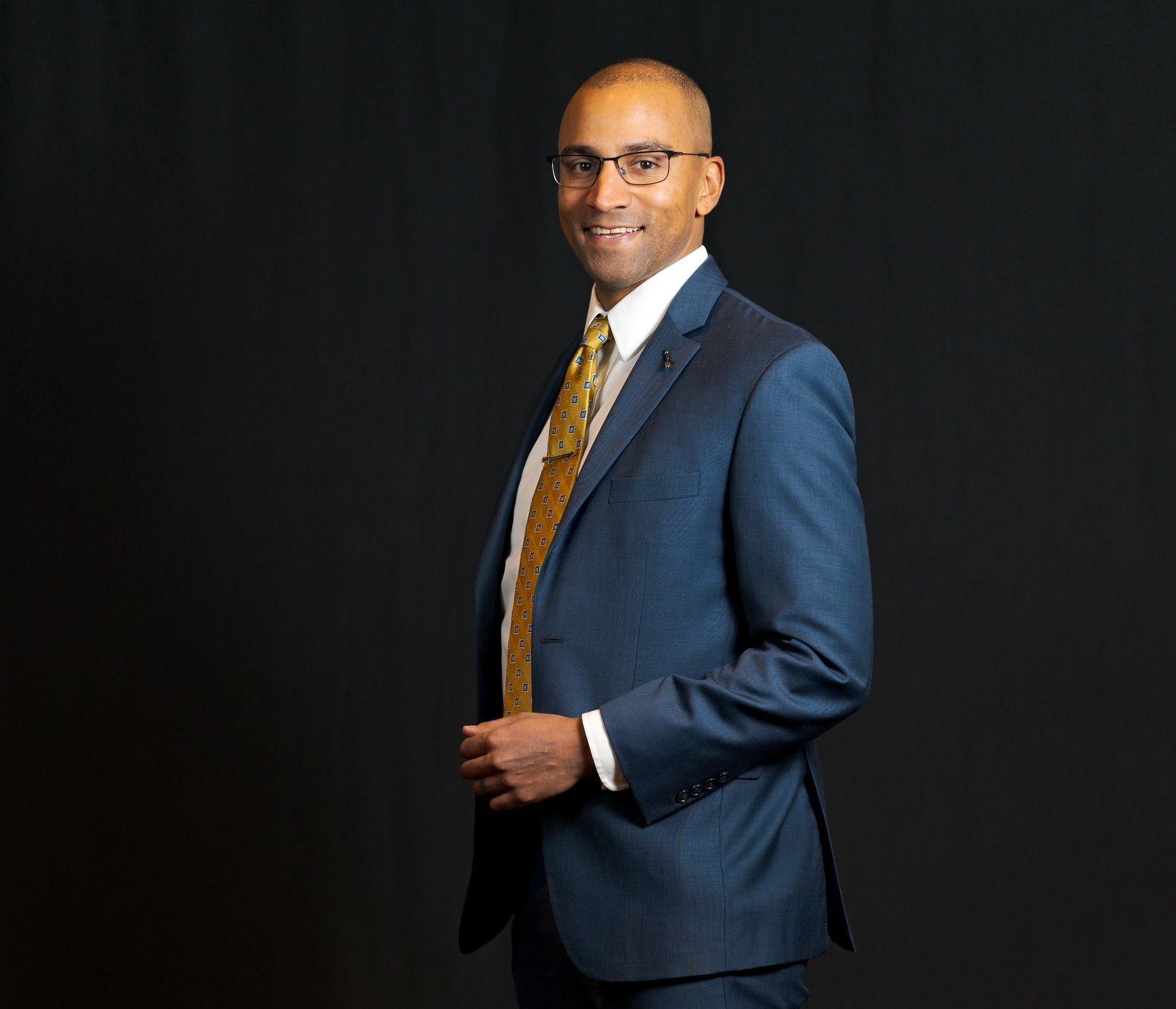 Jevon Gondwe Full Length Professional Photo on leadership communications and training