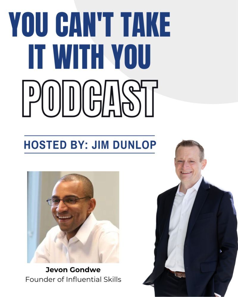 You Can't Take It With You podcast cover and hyperlink to podcast
