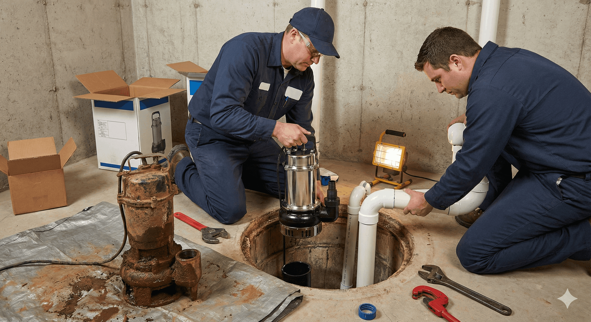 משאבת ביוב למרתף