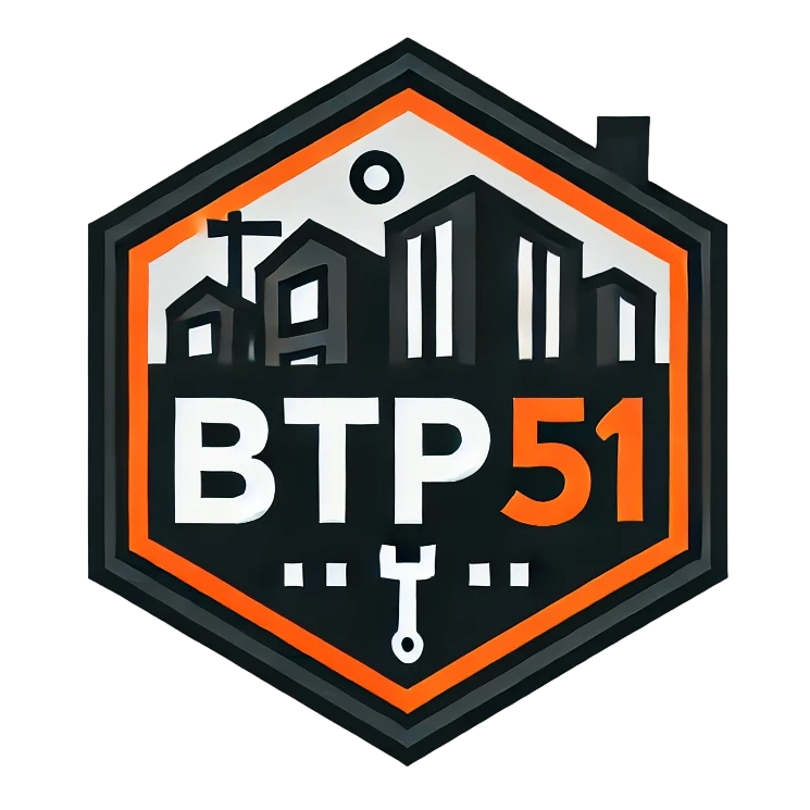 Un logo orange et noir pour marne ayalp btp