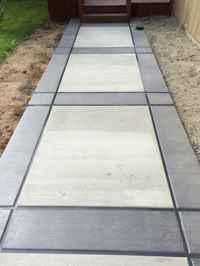 concrete walkway