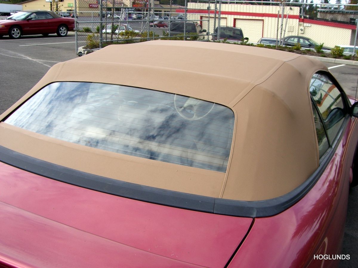tan fabric convertible