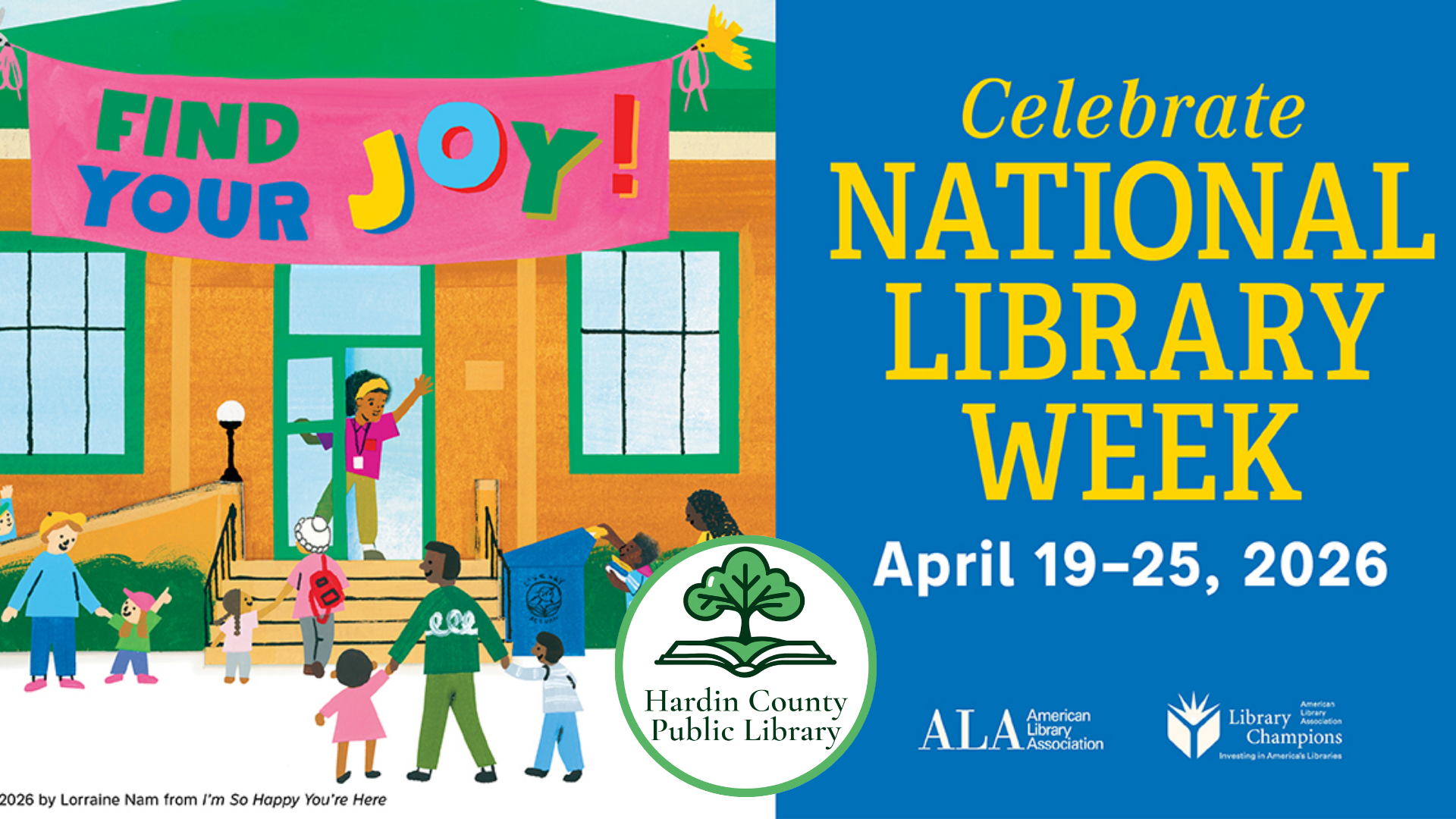 National Library  Week Graphic