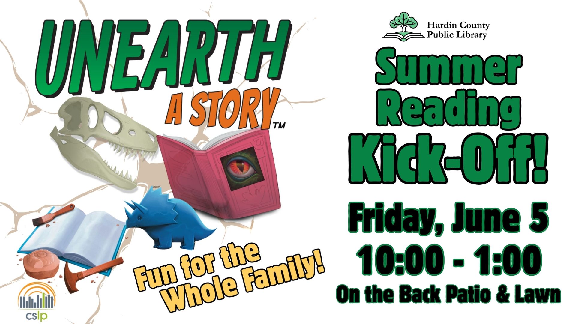 Summer Reading Kick-Off Graphic