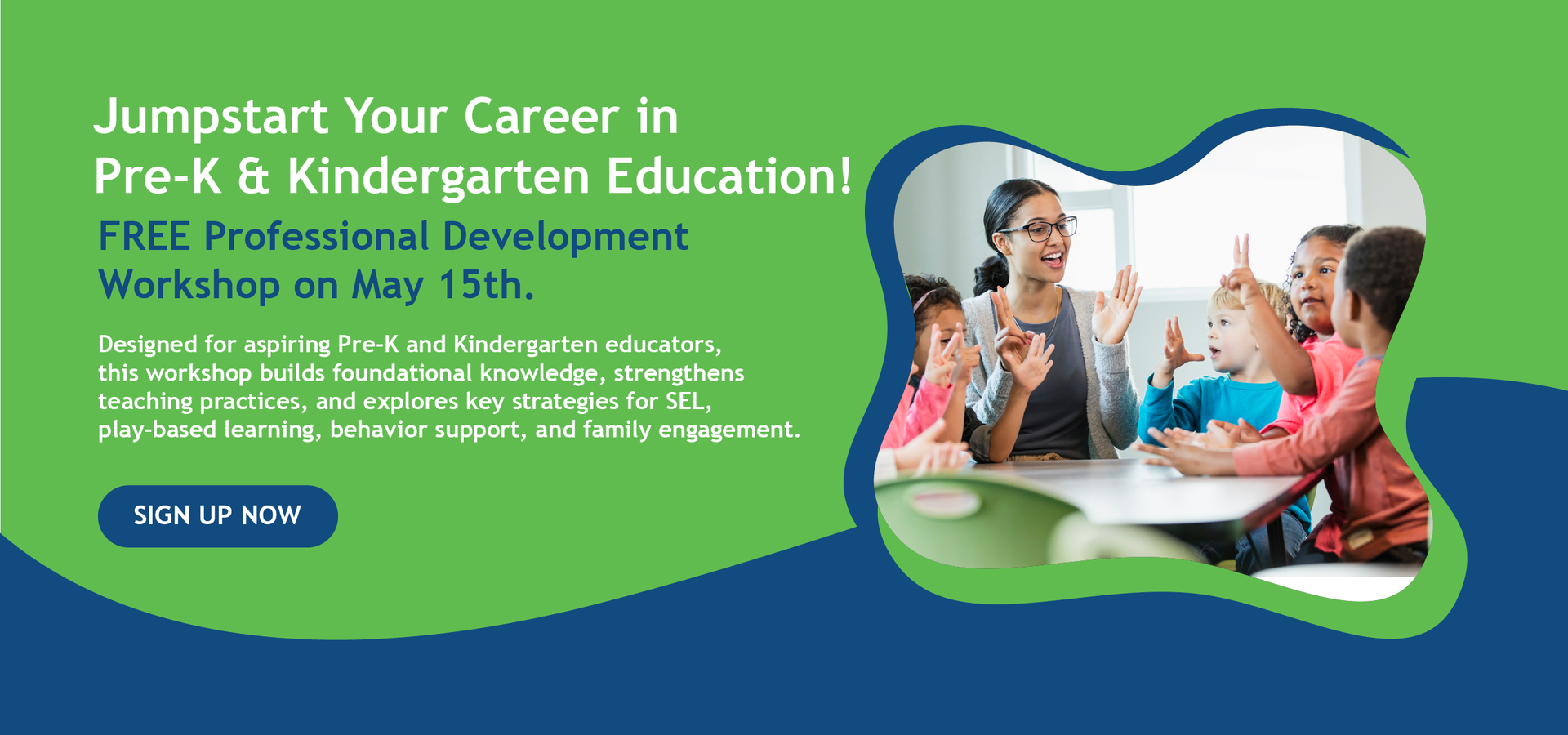 FREE PROFESSIONAL DEVELOPMENT
WORKSHOP