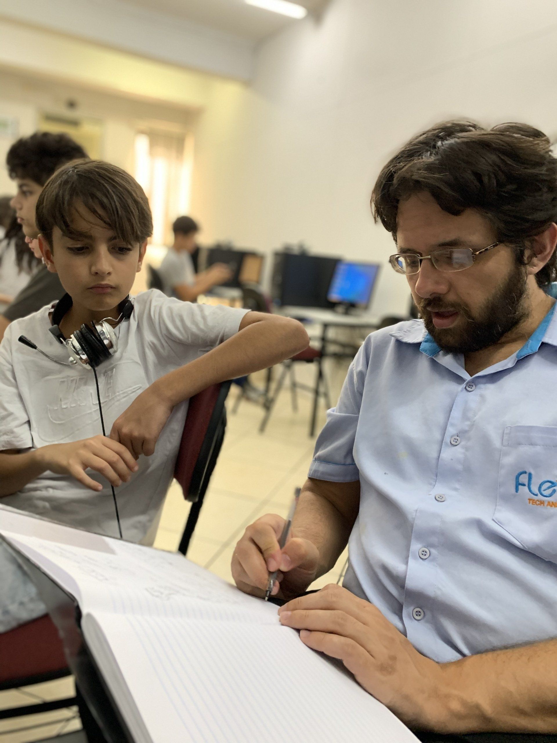 Curso de Robótica Criança