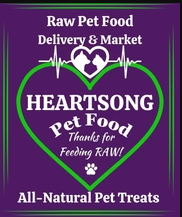 Heartsong pet food is a raw pet food delivery and market thanks for feeding raw !