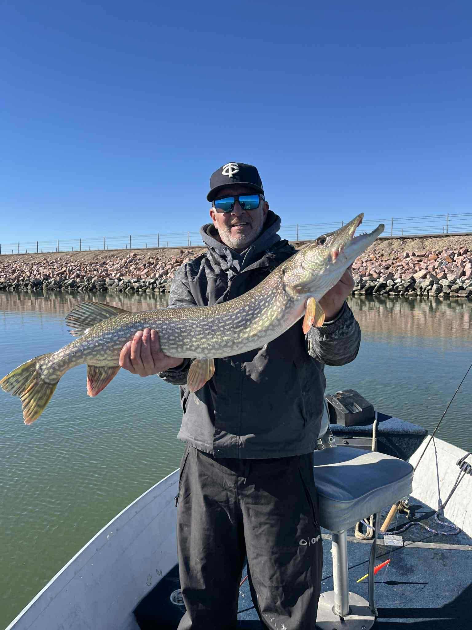 Northern pike fishing