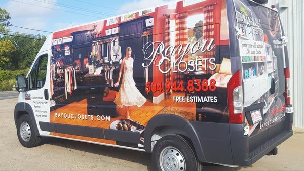 Bayou Closets Van
