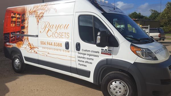 Bayou Closets Van