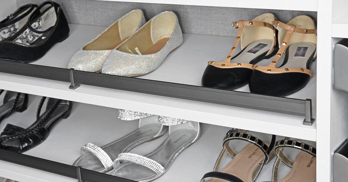 Slanted Shoe Shelf Closet Organizer: Display Your Shoes