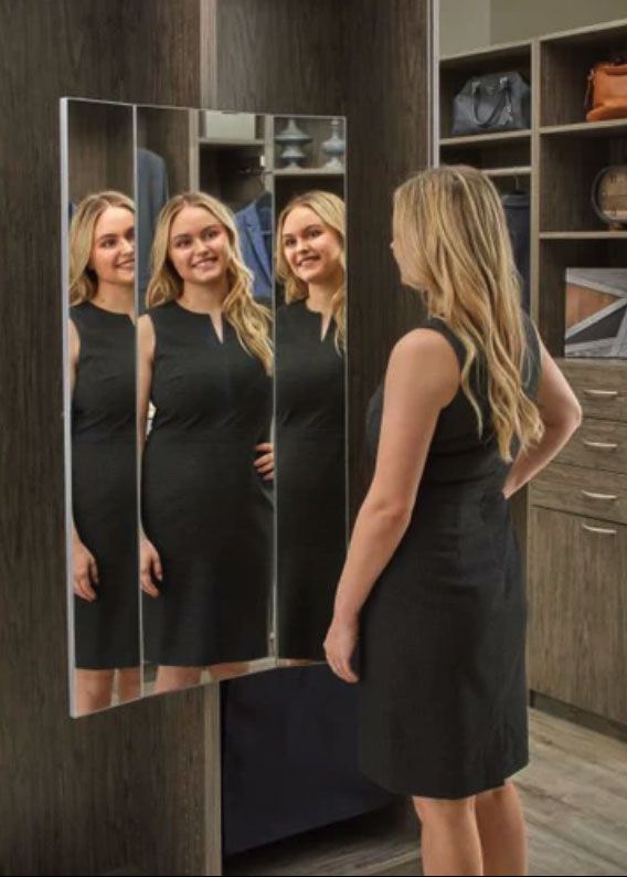 Triple Panel Mirror